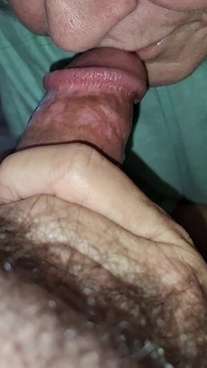 My neighbor come over horny and asked for a mouth full of cock and cum | Clip 1