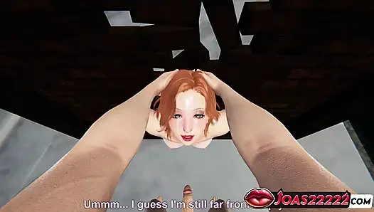 Lois kızıl saçlı 3 boyutlu hentai - elle muamele servisi, özensiz ağız sikişi, glory hole yüze boşalma