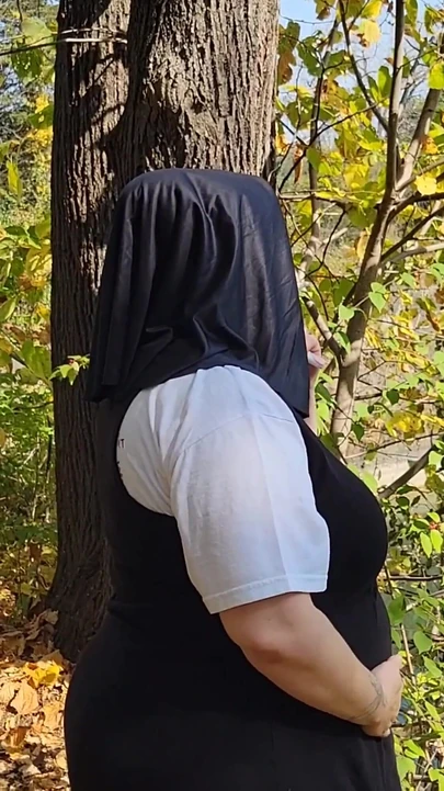 Smoking Pregnant Nun