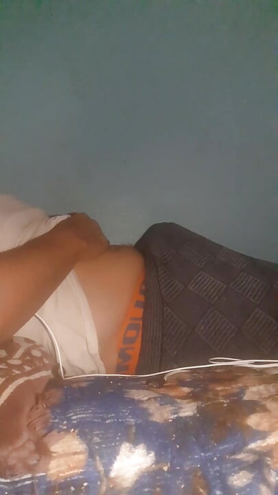 Masturbating after... while wearing underwear.