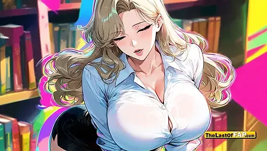 MILF Panas Dikentot Mahasiswa Obsesif di Perpustakaan Hentai AI Tanpa Sensor