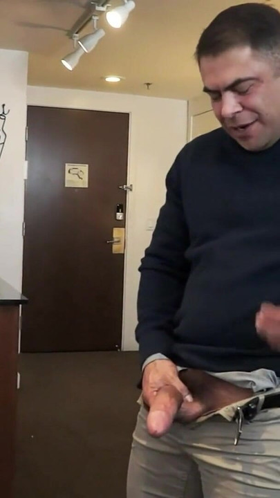Spectacular moment from "Horny Strong Landlord Makes Desperate Tenant To Pay His Rent"