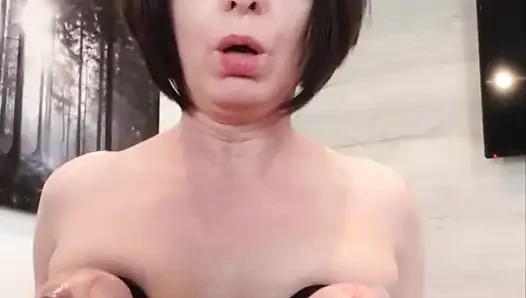 Julie Naked in the Office