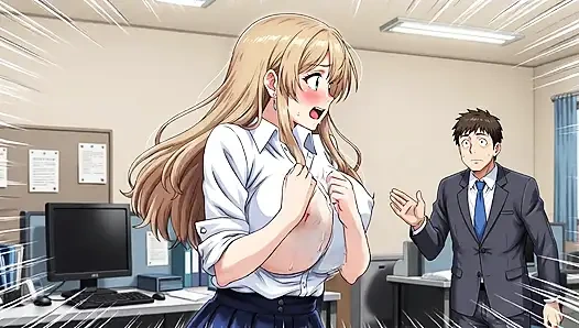 Грудастая женщина, обнаженная в разных местах