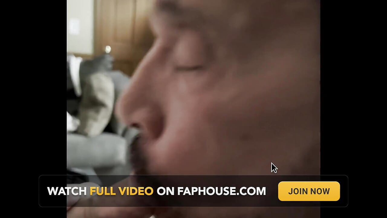 Daddy Sucking Cock and Masterbating with His Bud