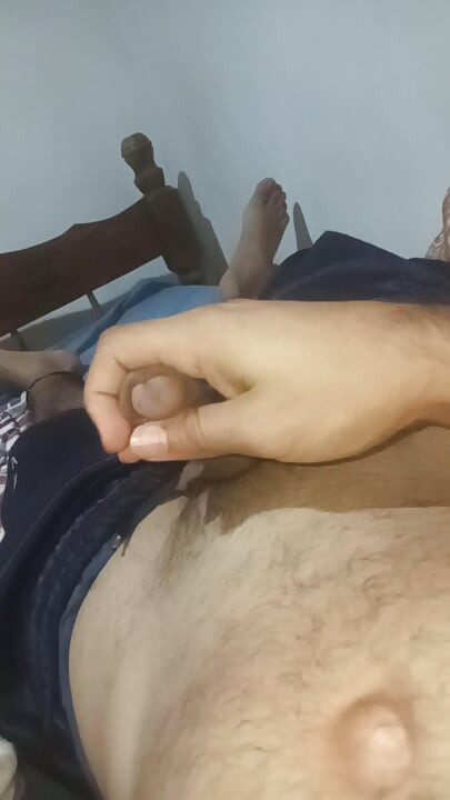 Young man de-stresses with a in his room while his neighbors talk part 2