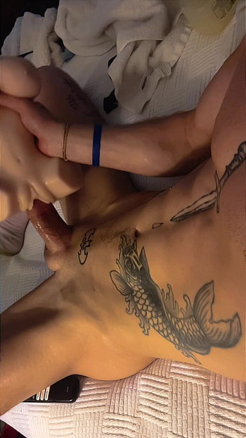 太いチンコのジョック、ゆっくりとしたセックスドール