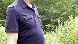 Piss, Cock Sucking, Fucking, 2 Cum Loads Out in the Woods