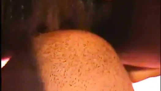 Chocolate doll gets her fur burger hard stuffed by photographers