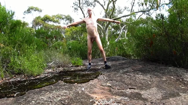 old man naked ritual