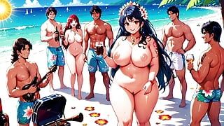 Ai ha generado imágenes de anime sin censura de mujeres indias calientes en el gran viaje musical desnudo