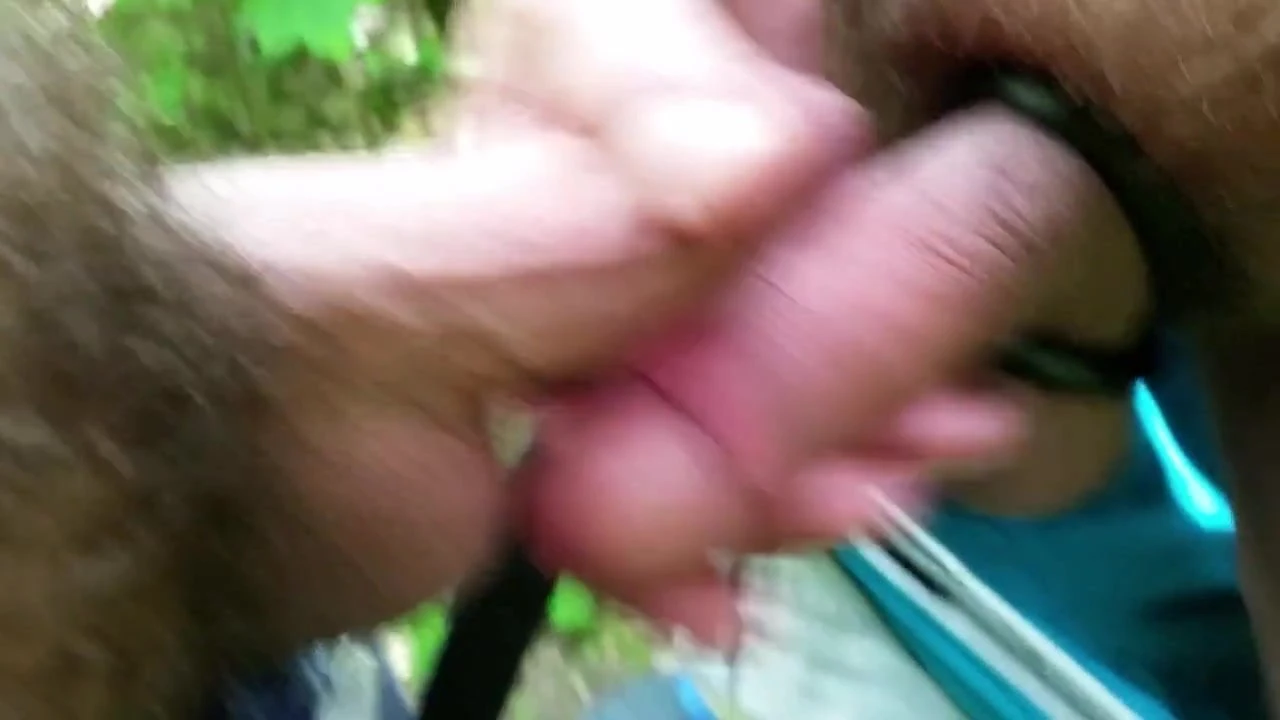 Outdoor wank  - Schwaenze im Freien