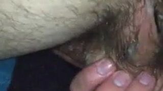 Muscle bear cumming in hole