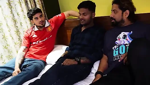 Three Hostel Freind Call Their Girlfreind to Fuck and Grand Masti, Hardcore Gangbang