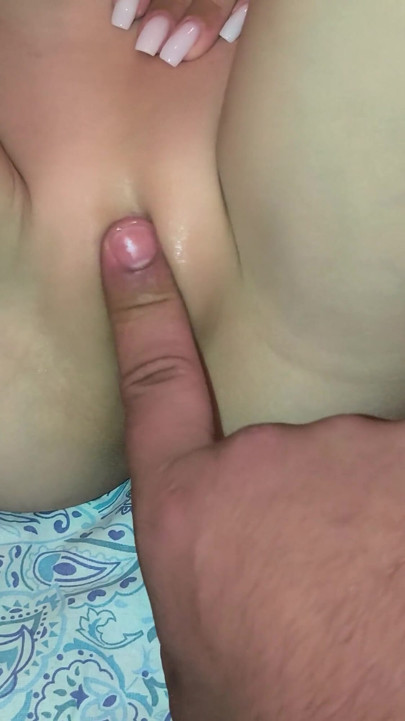 Step Brother Makes Me Moan With Pleasure With A Finger Masturbation | Clip 1