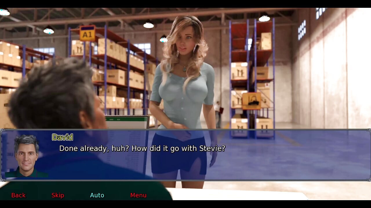 زوجة المكتب # 7 - لعب ديكسون بهزاز رصاصة على ستايسي.