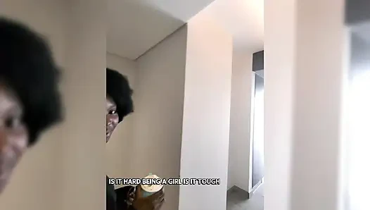 Shy 18yo Gets Convinced in Elevator to Show Her Tits Then Creampied