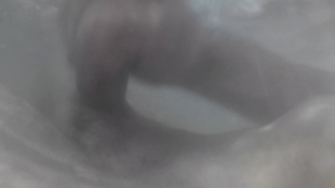 Underwater masturbation and cum