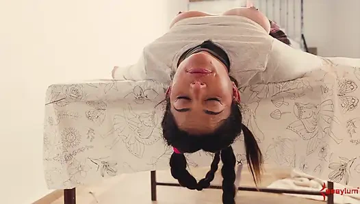 Sapık pawg nuria millan için dağınık yüz sikişi ve orgazm inkarı ile sert ve tuhaf anal hakimiyet