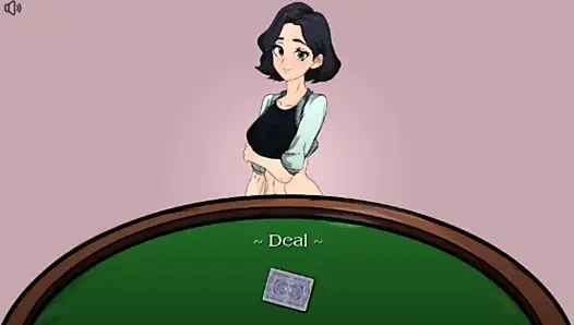 Nacktes arschloch mit gutem körper im casino