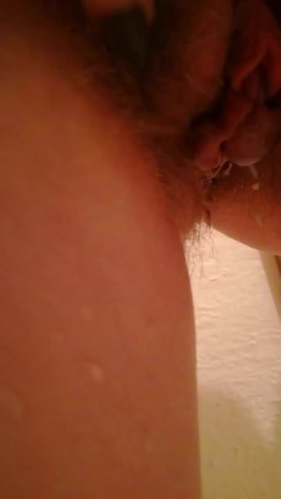 Pissing after a masturbation