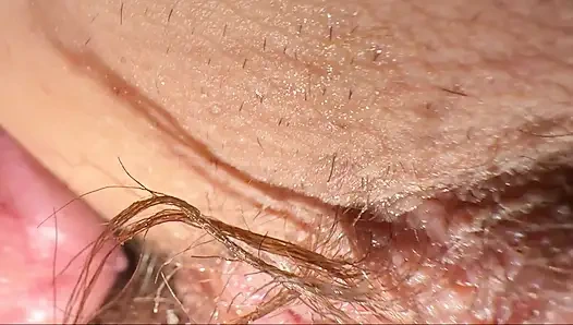 Super wet hairy wife