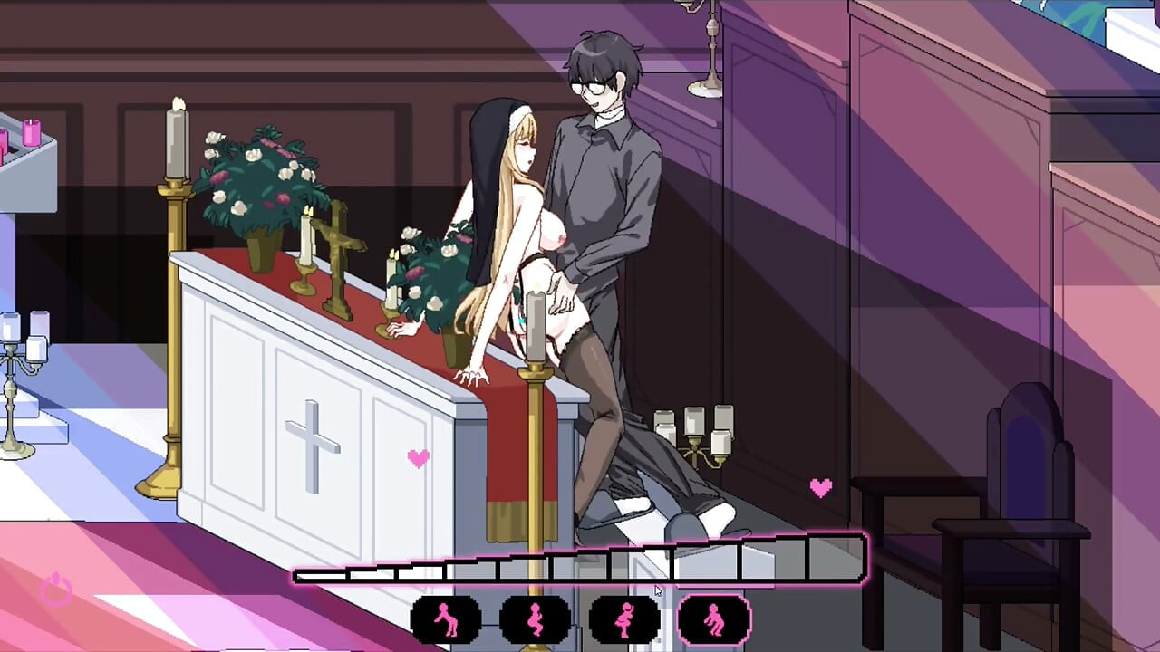 Hentai Game – Church Hentai Sex Scenes 3 (Rika The Lewd Nun Heroines) - The Censor