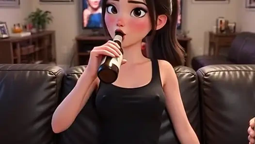 Sürtük arkadaşla grup seks gecesi