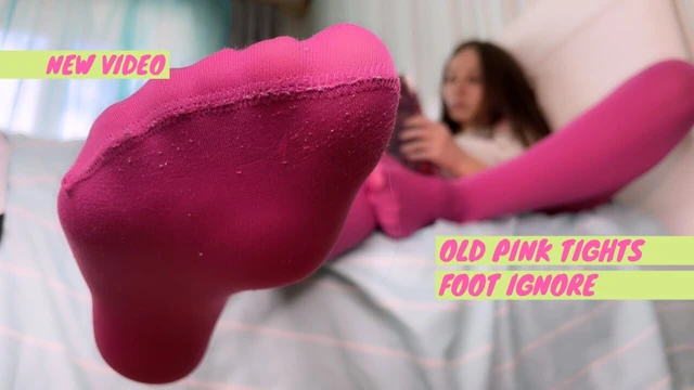 Pink tights foot ignore teaser
