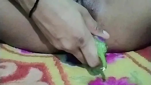Meri sexi bhabhi ne apni    khubsurat chut me dala bhot bada brinjal or dal ke bohot maze liya jisko bhi maze leni ho aa jao shbi log