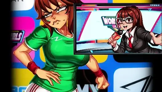 World Cup Girls - Vertical - A FIFA world cup game and Mexico has challenged us and we might get a special blow job!