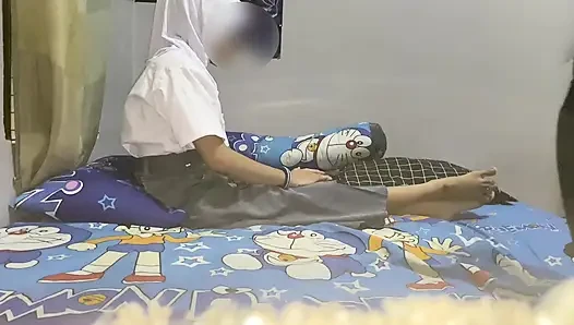 Fuck step sister before going to school