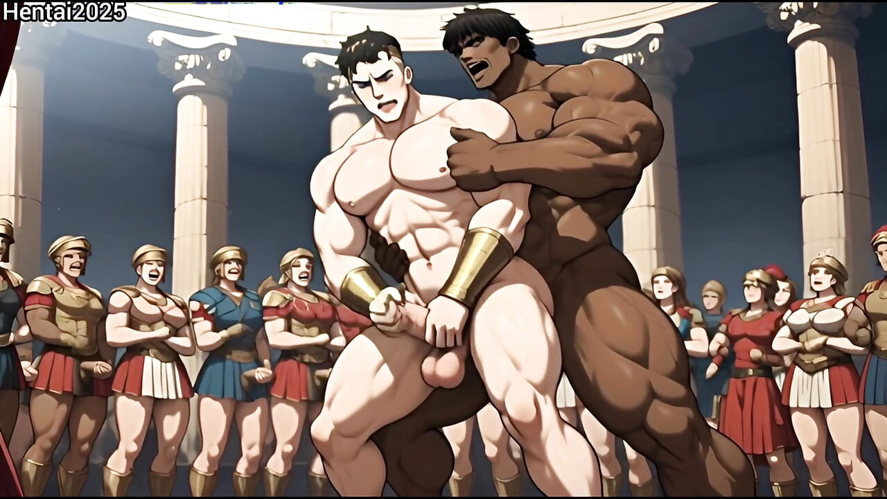 Ancient Rome Interracial Anal in Public Compilation Cartoon hentai animation of Roman Soldier, Gladiator, Greek, Spartan