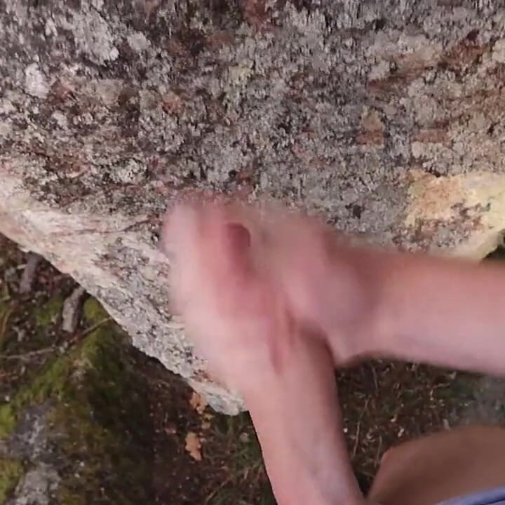 Sneaked Behind a Rock Just to Finish Myself off Fast
