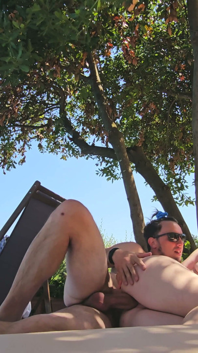 sex by the pool! CREAMPIE! | Clip 1