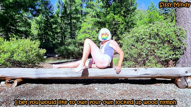 SissyMindy Sexy Wood Nymph chastity slut