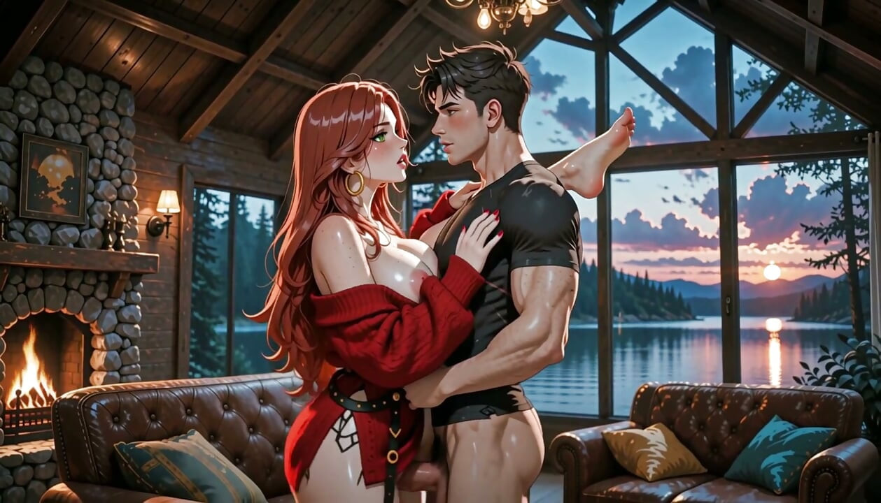 Beautiful redhead milf gets fucked mercilessly- AI porn- anime porn. porn in spanish