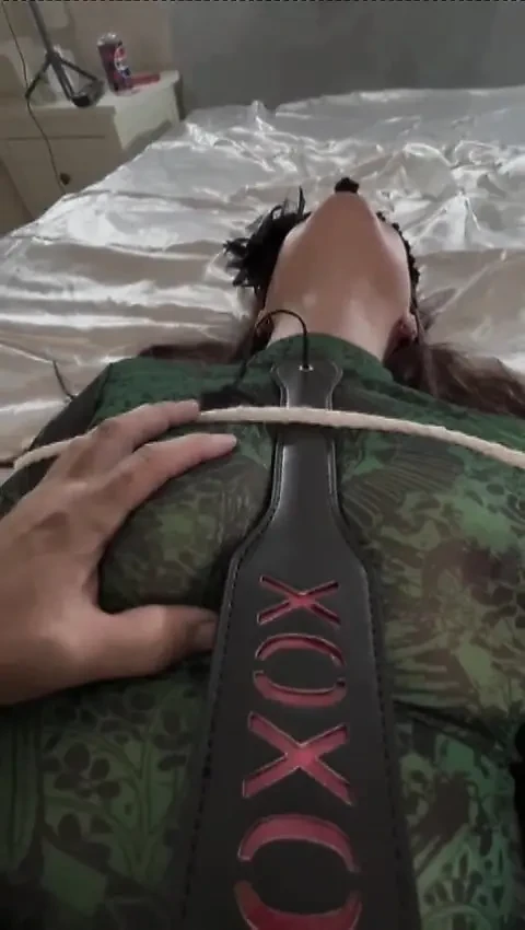 Wife tied up, fucked and swallows big cock cumload
