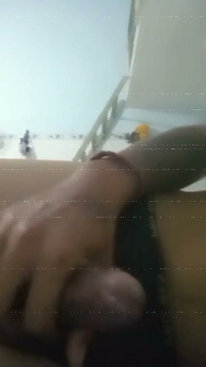 Secretly filmed masturbating alone in the motel room | Clip 1