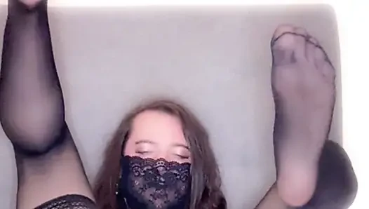 Femboy in Sexy Lingerie Loses Control - Dildo Makes Me Cum Hard on the Bed