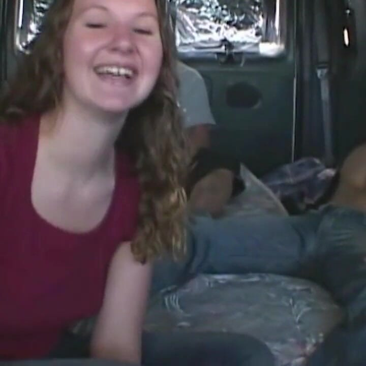 Curvy teen first time bang van fucked