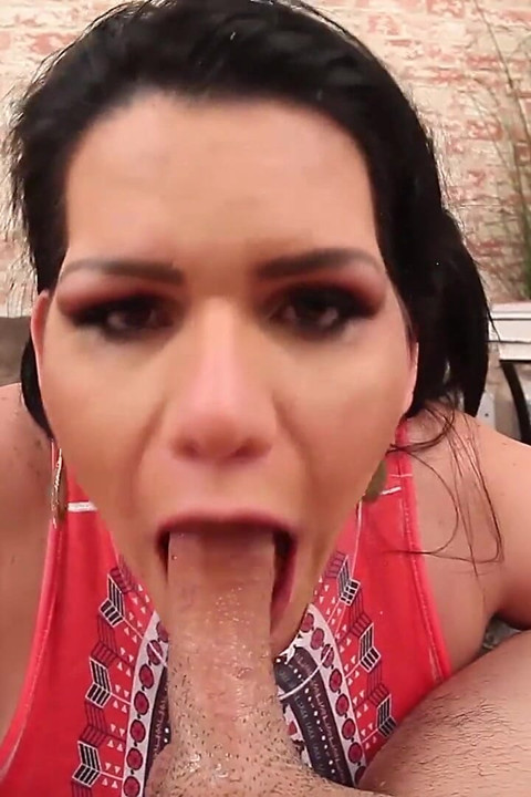 Busty Cuban Latina Blowjob Audition and Facial!