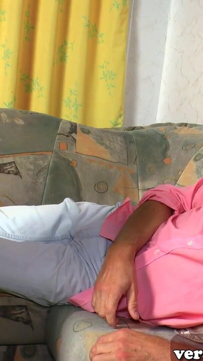 German stepdaughter persuades her stepdad to have family sex | Clip 1