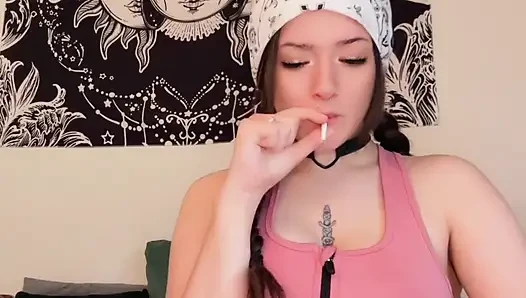 Cigarette Smoke Fetish Long Ultimate Orgasm (Full Video on OF Alice.7333)