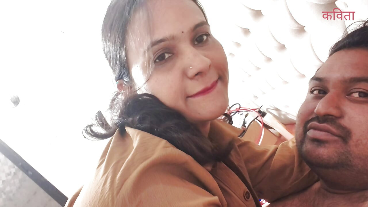 Desi Indian Marathi Kavita bhabhi riding on Tatya lover Dick