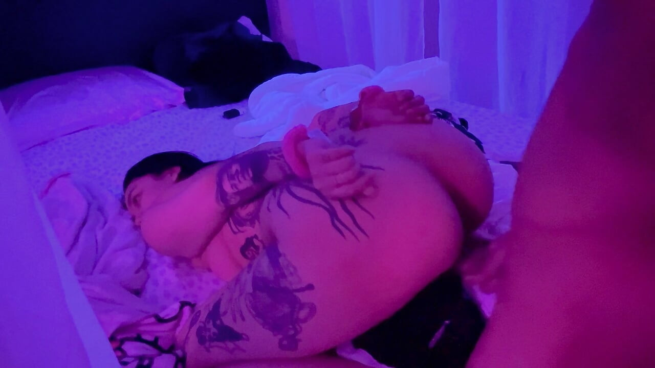 Thick Asian slut nikkila love handcuffed and pounded by bbc