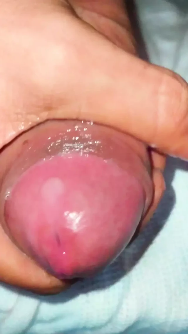 Big Cock Busts Early - Juicy Cumshot Replay and Slow Jerk in Boxers