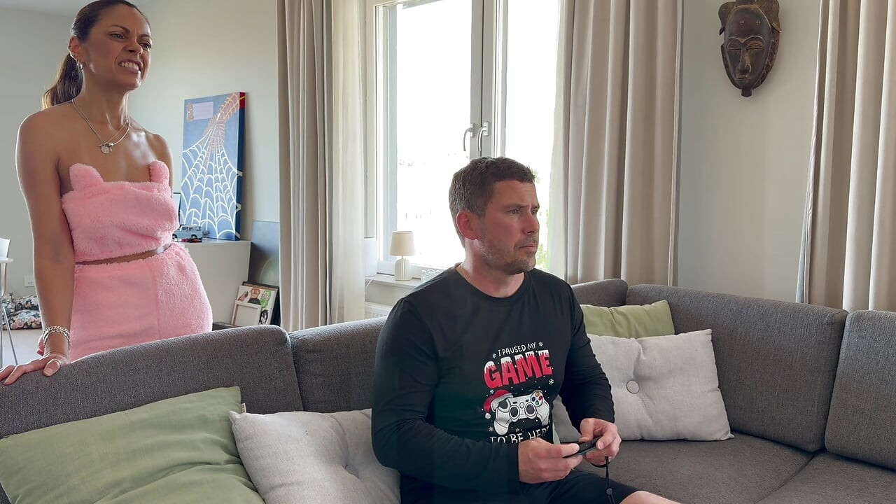 Perfect Wife: I Get to Fuck Her Ass if I Win Against Her Playing Video Games