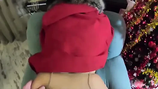 Tante sange santa lagi asik nyepong kontol dan dientot gaya doggy sampai dicrot di dalam
