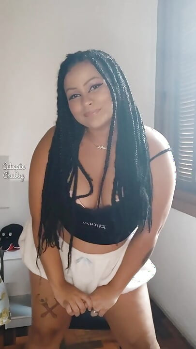 BBW sexy stripe med twerk og analplugg